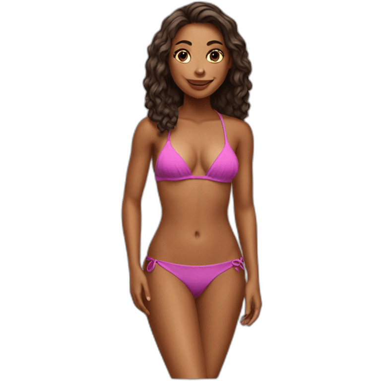 Bikini girl emoji