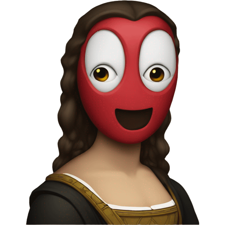 Mona Lisa Deadpool emoji