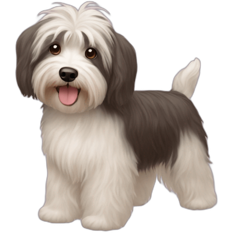 Havanese-with-a-labradoodle emoji