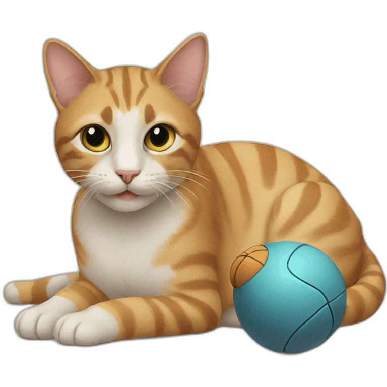 cat-with-ball emoji