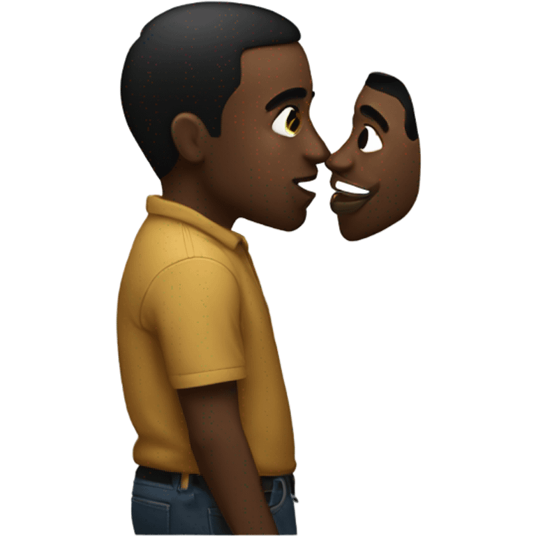 diddy kissing himself emoji