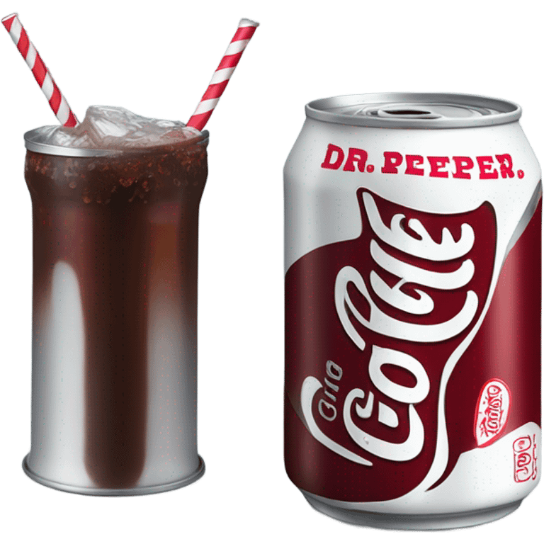 Dr. Pepper drinking a Coke emoji