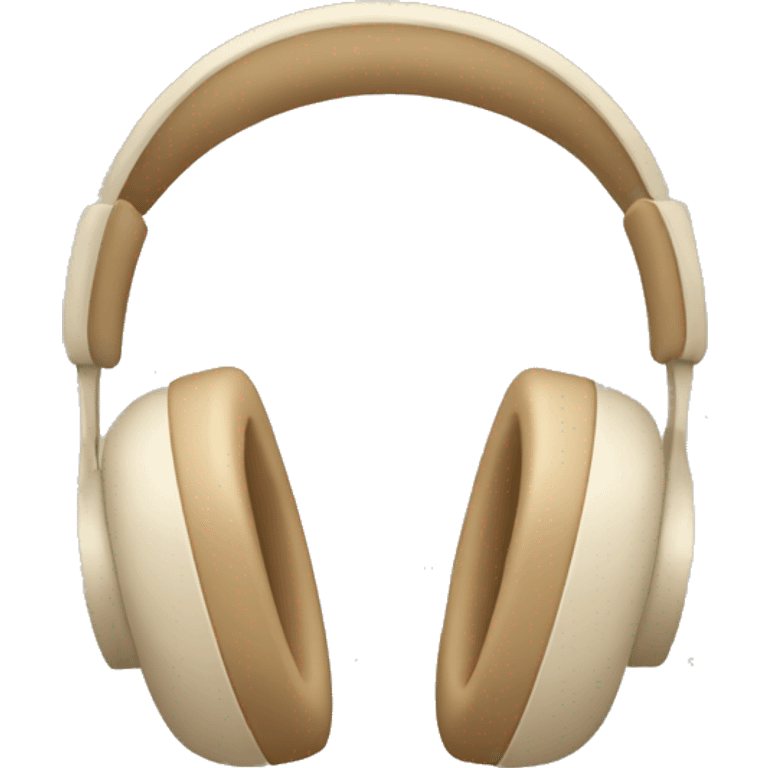 beige headphones emoji