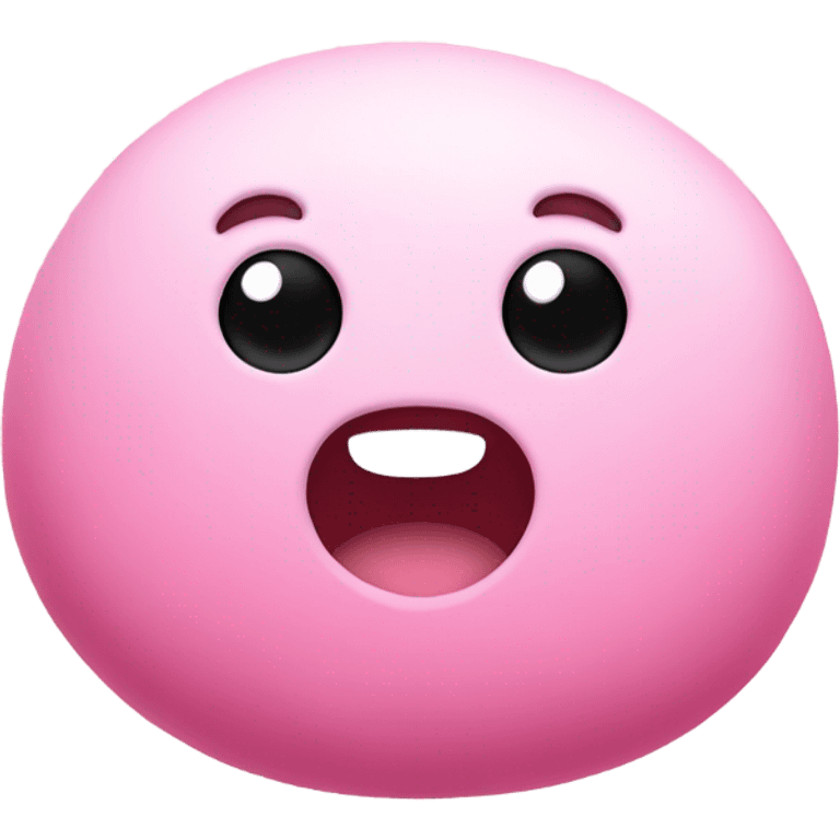 Cute pink emoji