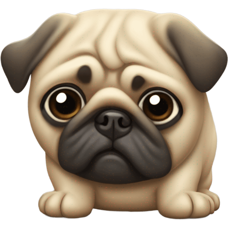 obese pug emoji