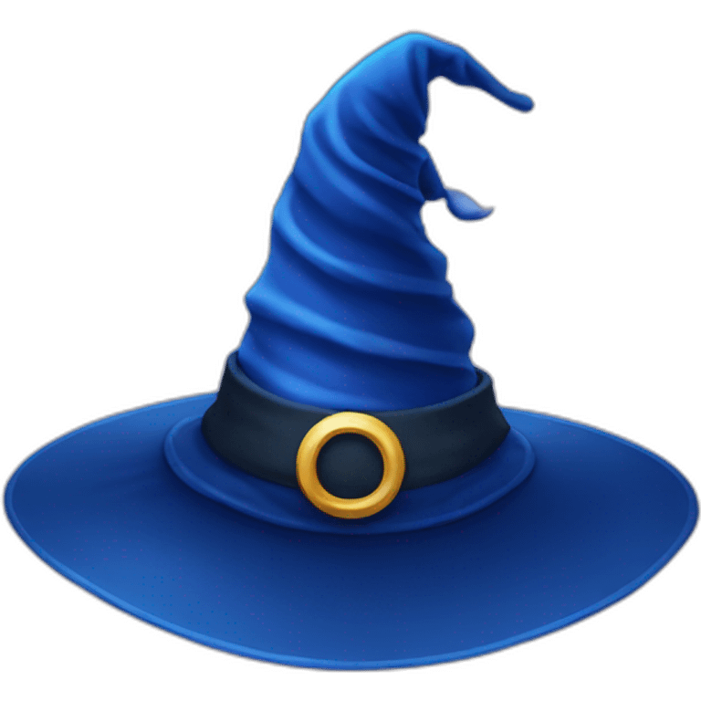 blue witch hat emoji