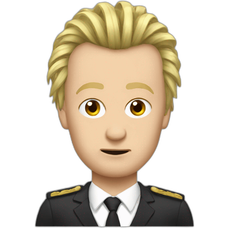 putin with punk hair emoji