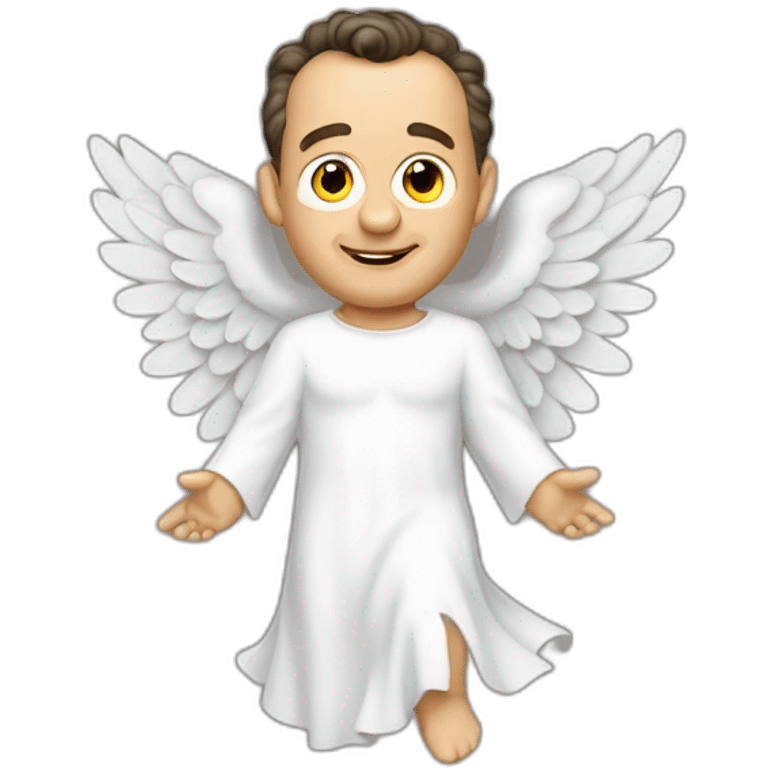 tom hanks as an angel emoji