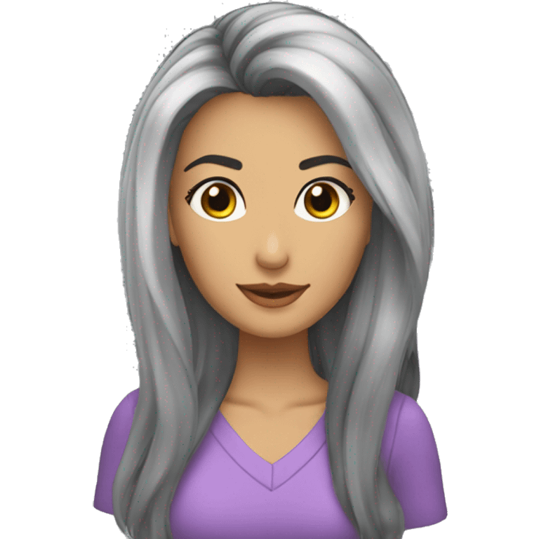 morena de cabelo cacheado jmedica  emoji