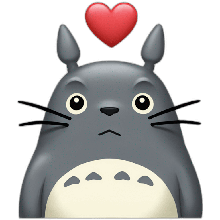 Totoro-heart emoji