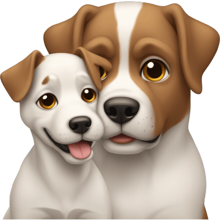 Perro + niño emoji