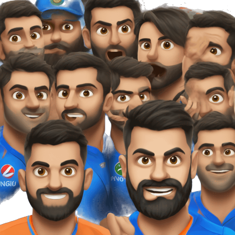 Virat Kohli kiss the bat emoji