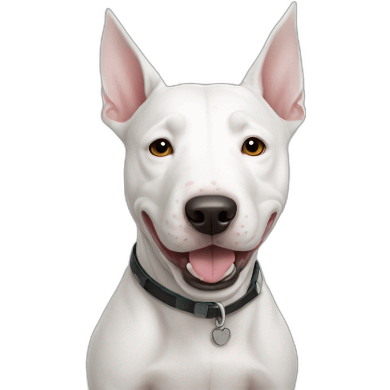 white bull terrier emoji