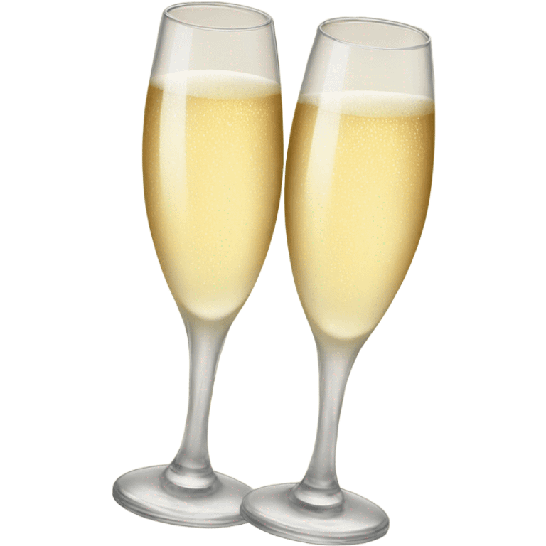 Champagne glasses cheers  emoji