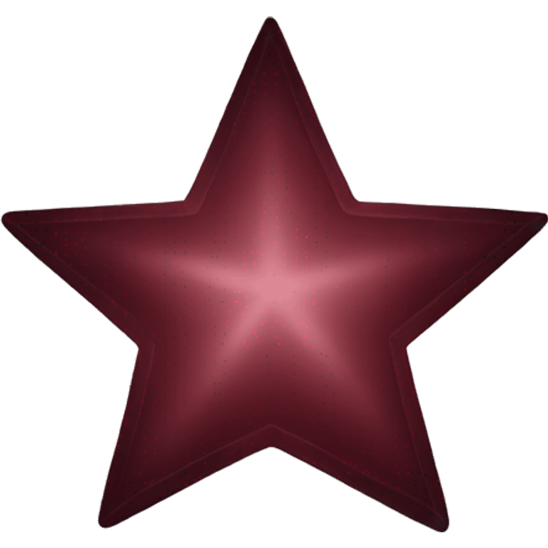 shining maroon star emoji