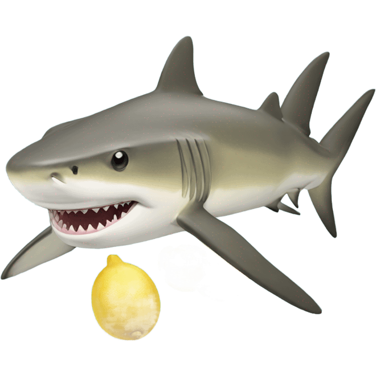 Lemon shark  emoji