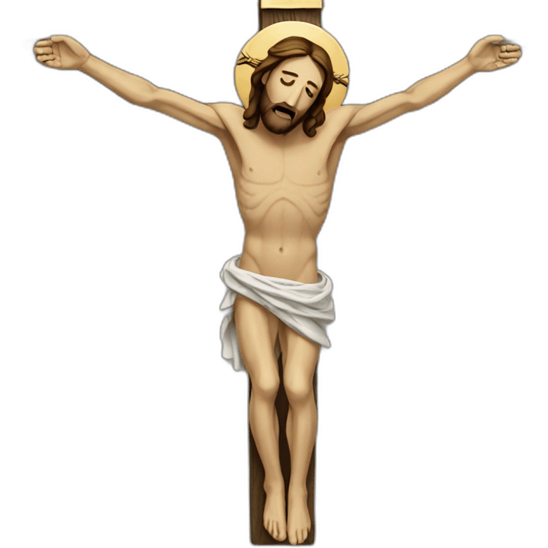 Crucified Jesus emoji