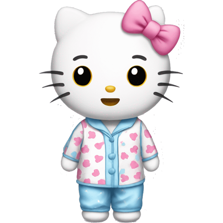 Hello Kitty in Pyjama  emoji