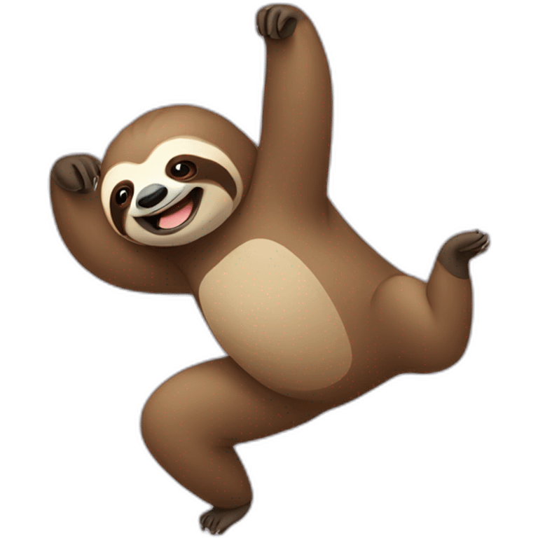 Sloth dabing  emoji