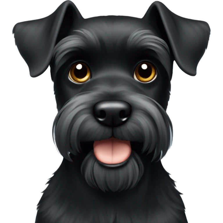 Black Miniature Schnauzer emoji