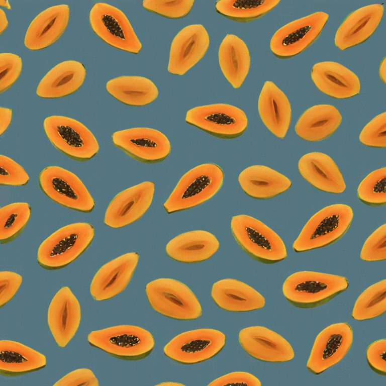 papaya emoji