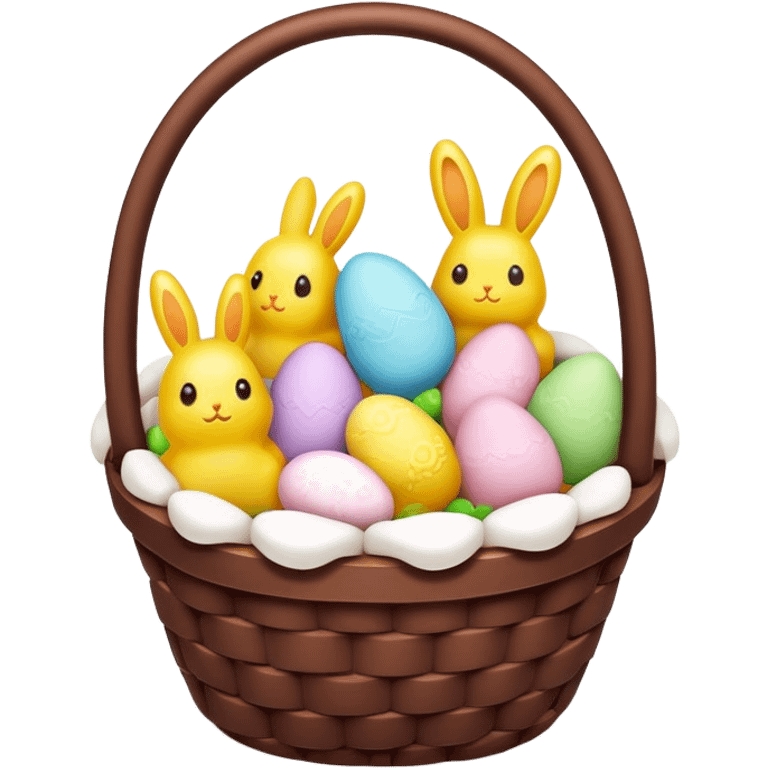  peeps marshmallow easter candy basket kawaii chocolate bunny jelly bean eggs emoji