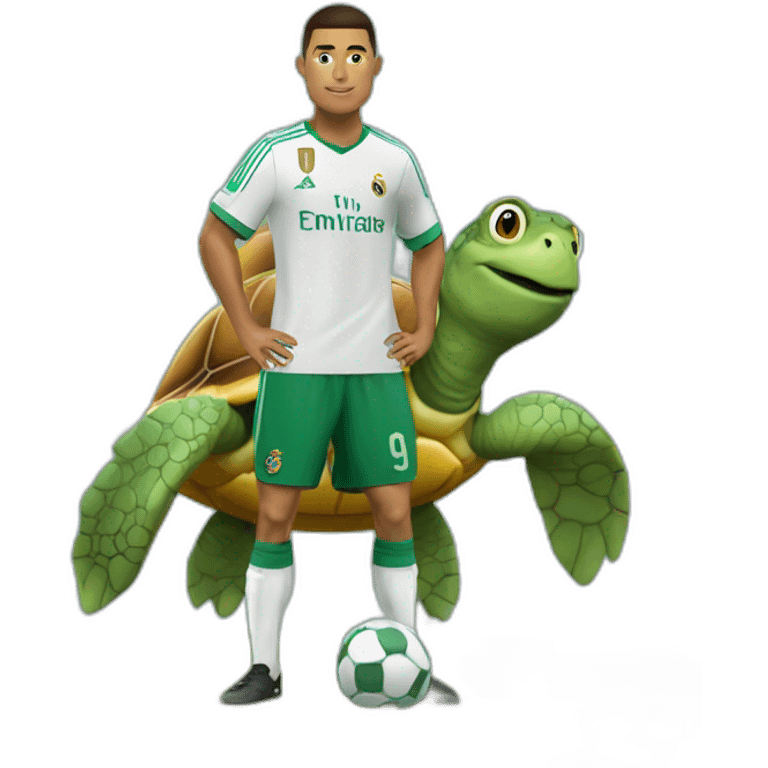 RONALDO ON TURTLE emoji