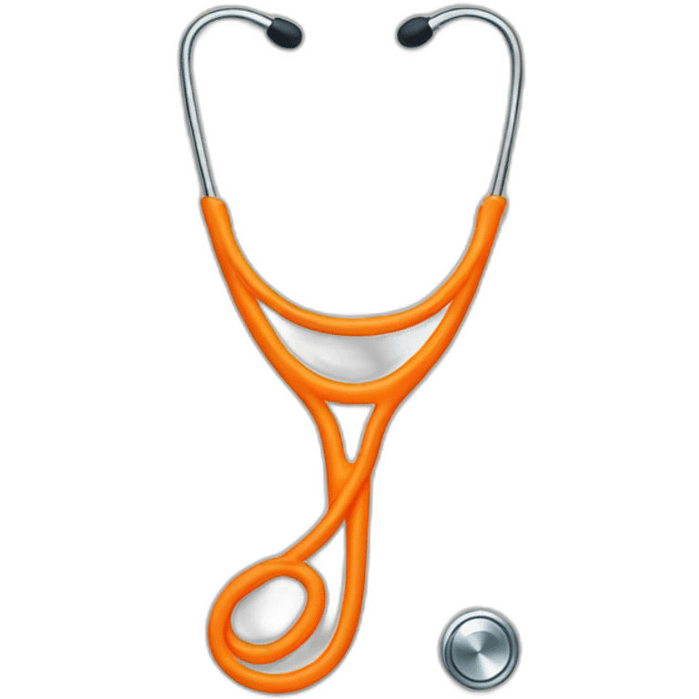 stethoscope orange emoji