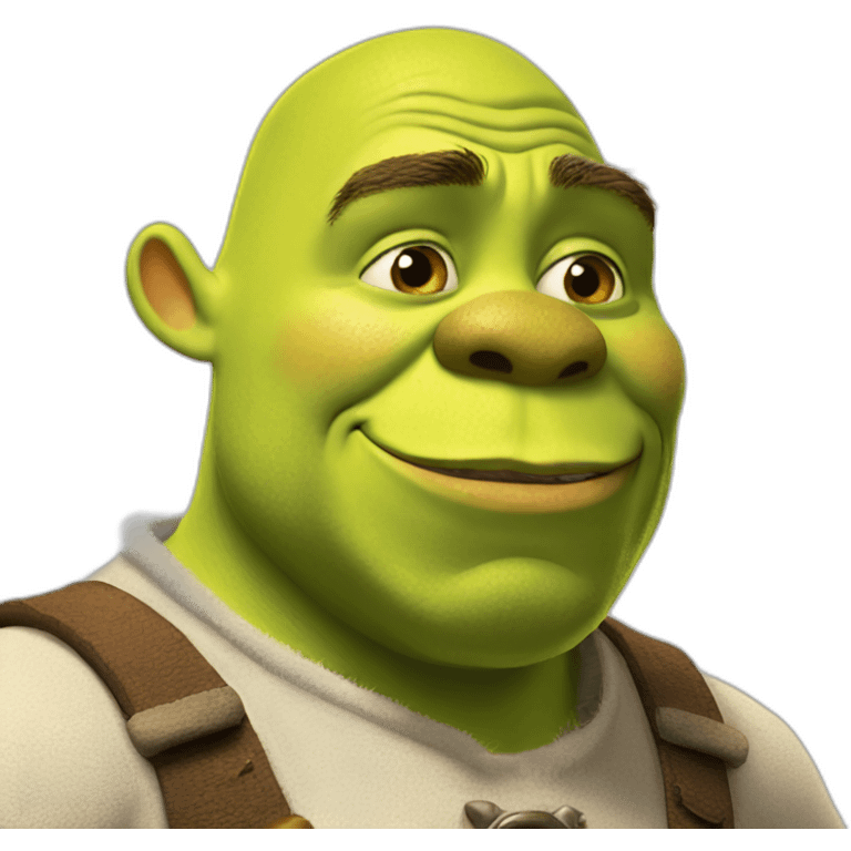 Shrek's kiss emoji