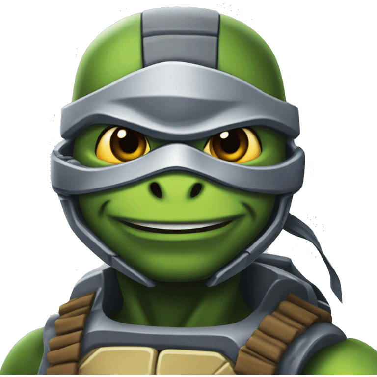 robot ninja turtles emoji