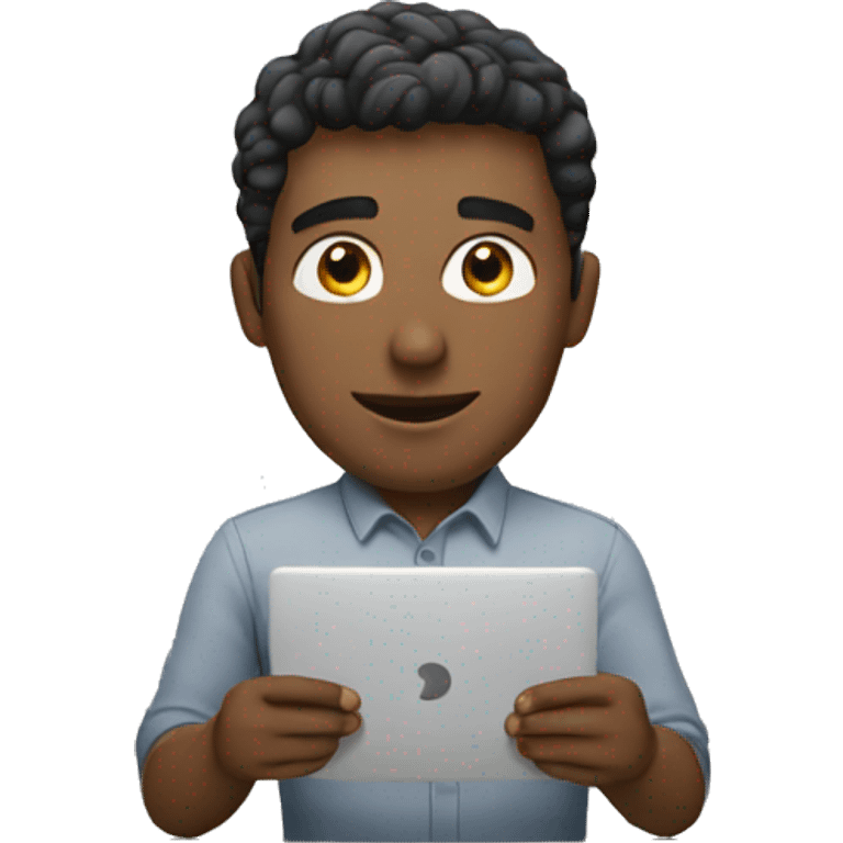 guy working emoji