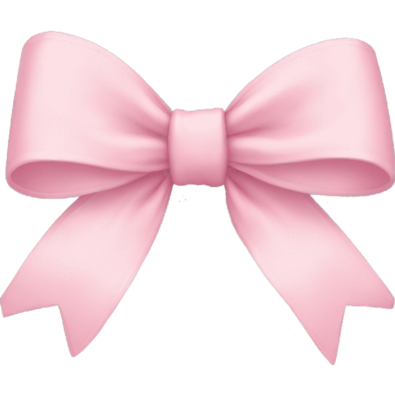 Light pink bows emoji