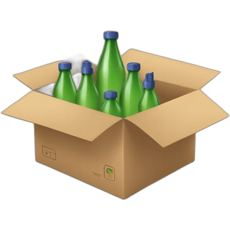 box with bottles and sprays emoji