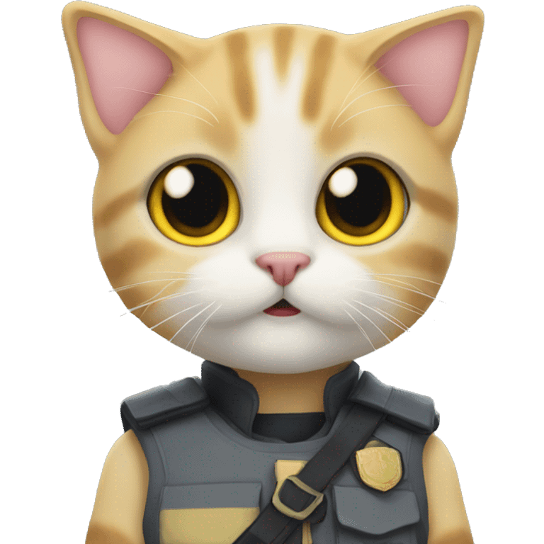 polis kedi emoji