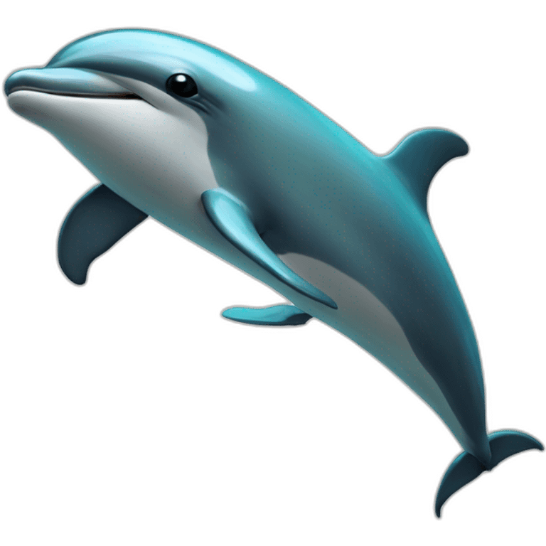 Hacker dolphin cyber emoji