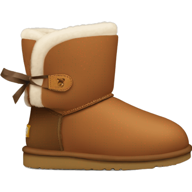 Chestnut short uggs emoji