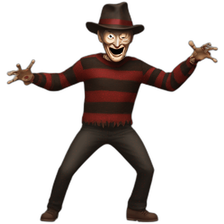 Freddy krueger dancing emoji