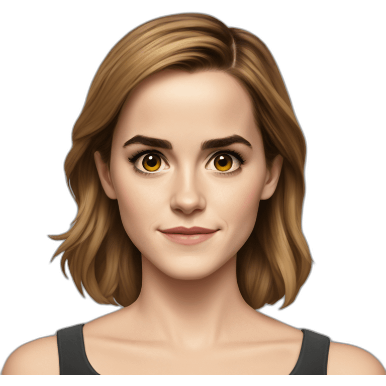 Emma Watson montrant c’est sein emoji