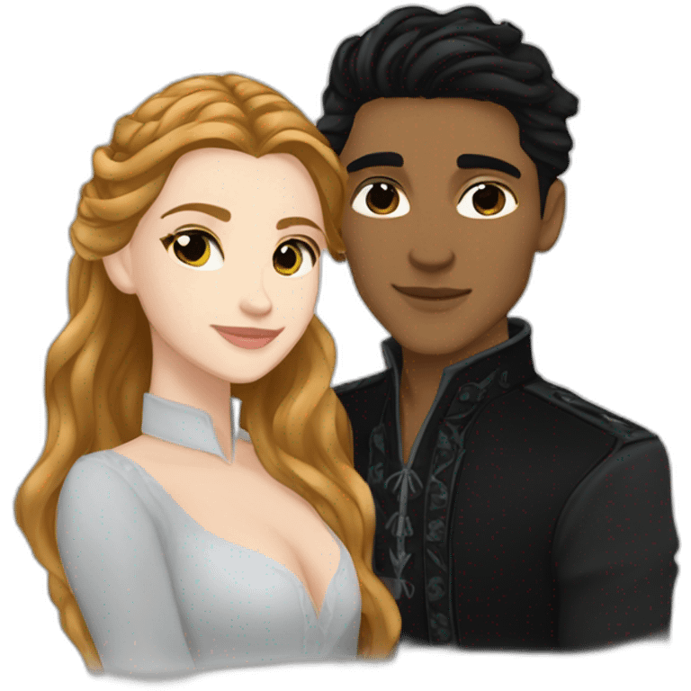 Feyre + Rhysand = love emoji