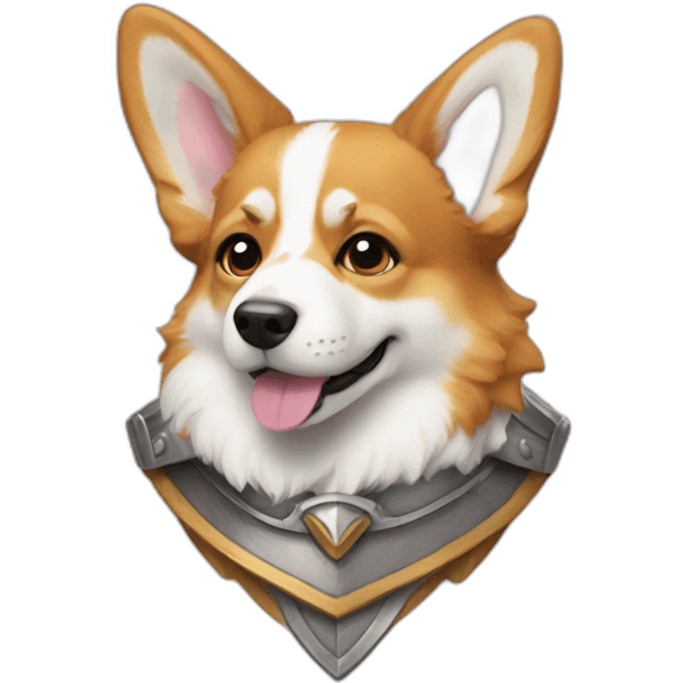 Corgi paladin emoji