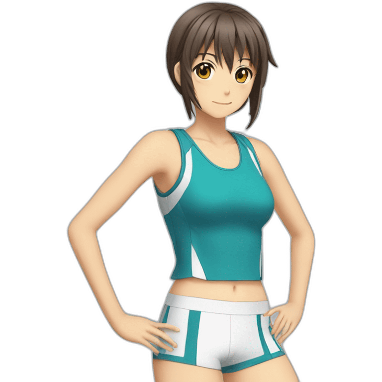 Haruhi Suzumiya In sportswear emoji