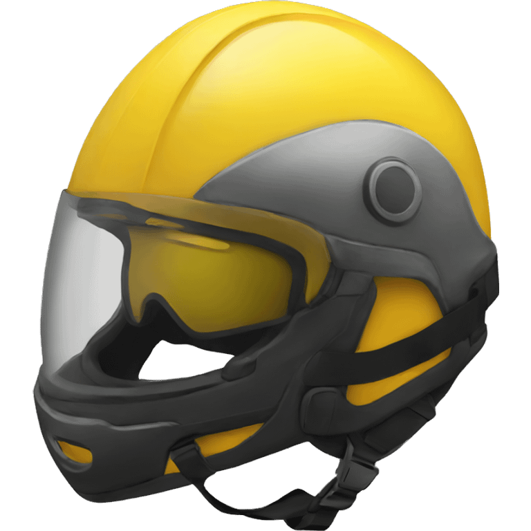 yellow helmet emoji