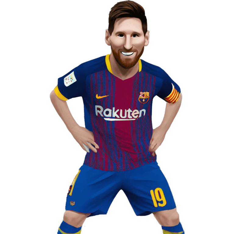 Messi en el real emoji