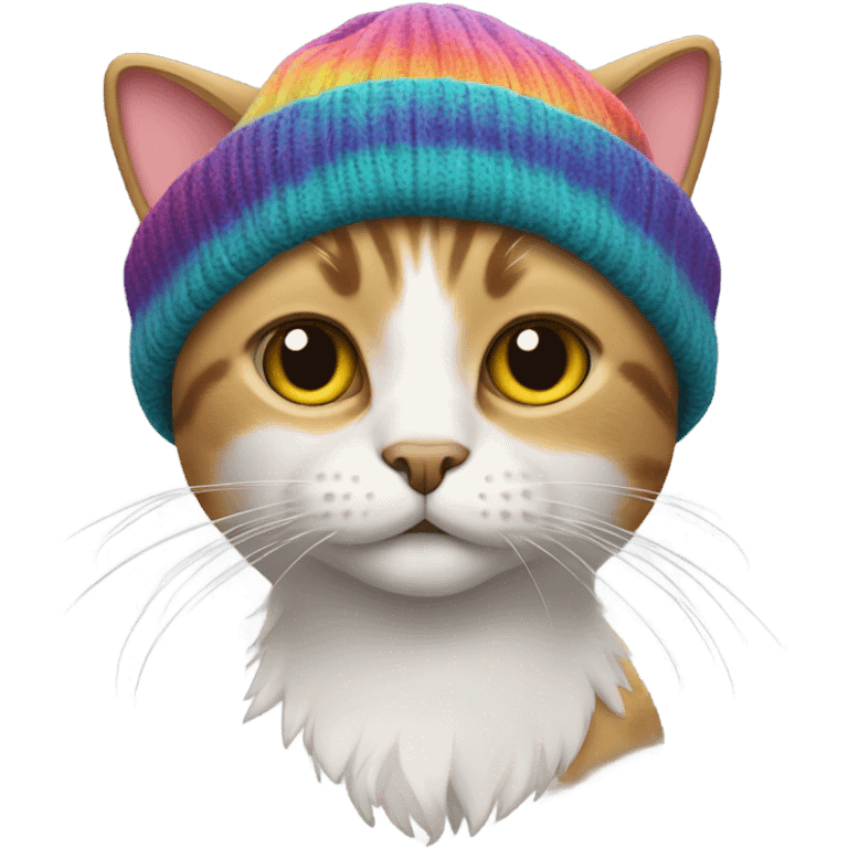 cat wearing a beanie emoji