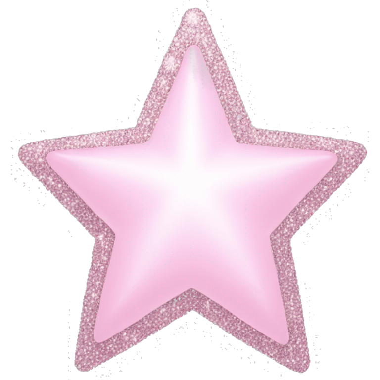 pale pink star sparkle emoji