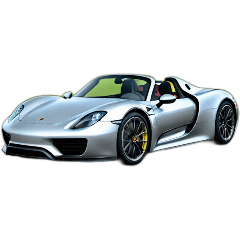 porsche 918 spider emoji