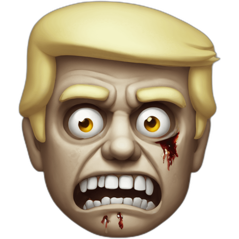 Zombie trump emoji