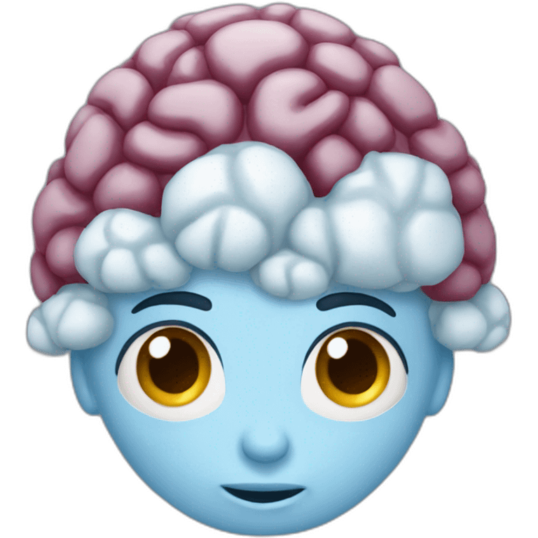 Frozen Brain emoji