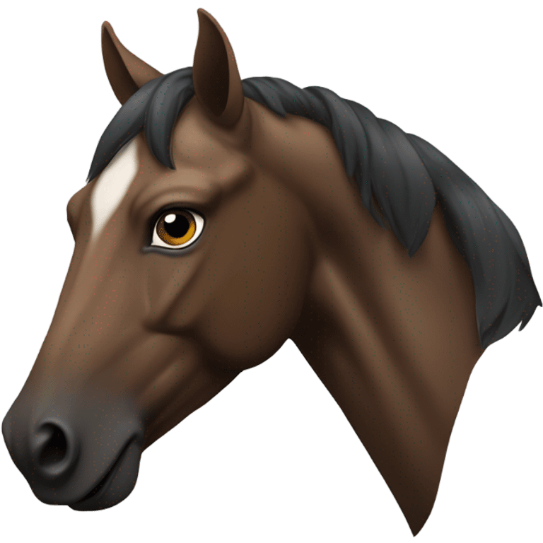 racing horse head emoji