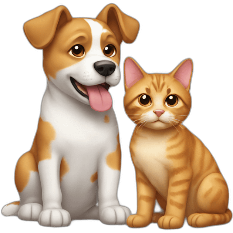 dog and cat emoji